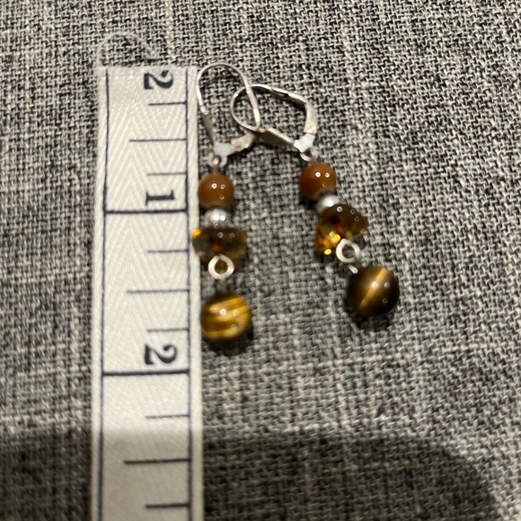 Vintage Sajen 925 sterling silver necklace with pendant and earrings set. - Picture 9 of 9